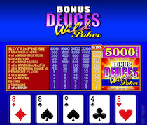 Bonus Deuces Wild Poker